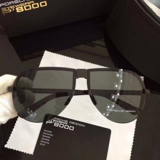 Porsche Design Foldable Sunglasses Black Gray