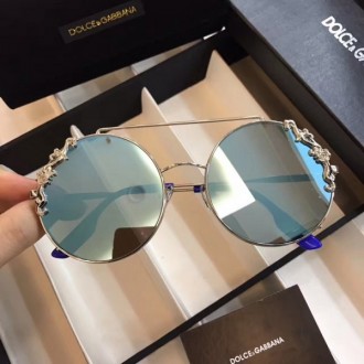 Womens Dolce amp; Gabbana Sunglasses DG2177 Lake Blue