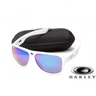  oakley dispatch II sunglasses White Frame Ice Blue Lens OAKLEY201567307