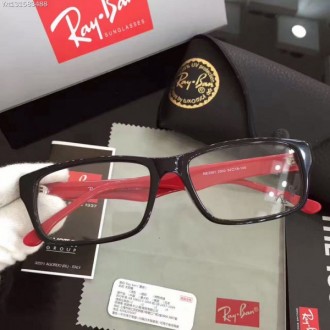 Men's Women's Ray Ban RB5561 Sunglasses Black Red