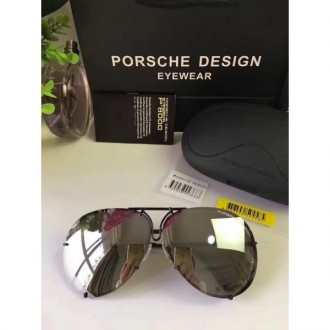 Mens Womens Porsche Design Sunglasses P8478 Black White