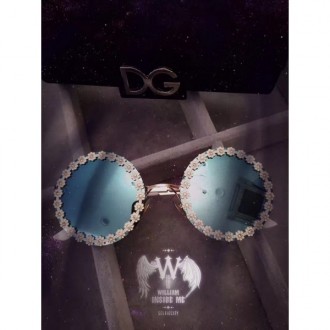 Womens Dolce amp; Gabbana Sunglasses Floral Lake Blue