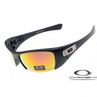 Wholesale Oakley Hijinx Sunglasses Black Frame Fire Lens For Sale USA