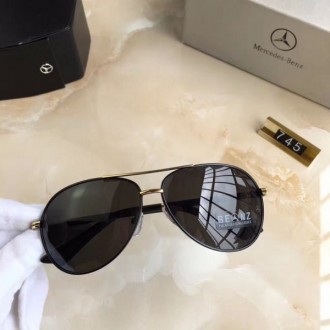 Men's Mercedes-Benz Polarized Eyewear Black Gold