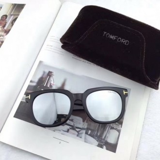 Mens Womens Tom Ford Sunglasses Black White Square