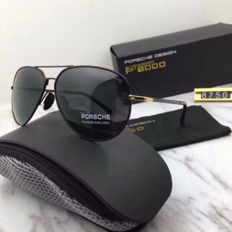 Mens Porsche Design P8750 Sunglasses Black