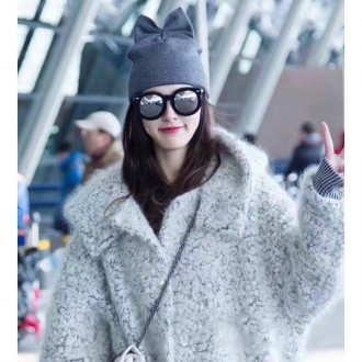 Karen Walker Super Worship Eyewear Silver Lenses Black Frame