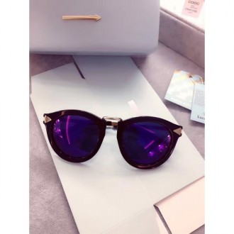 Karen Walker Harvest Polarized Eyewear Purple Lenses