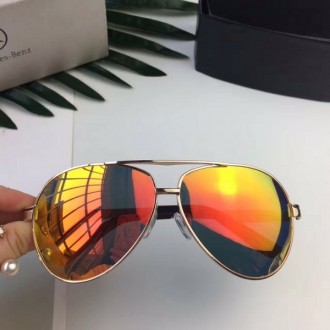Mercedes-Benz Fashion Polarized Rimless Sunglasses Orange