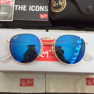 Ray Ban RB3447 Polarized Sunglasses Blue
