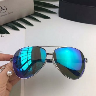 Mercedes-Benz Fashion Polarized Rimless Sunglasses Royalblue