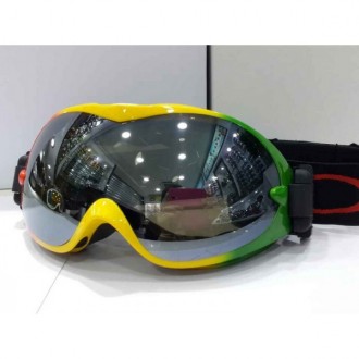 Oakley Goggle A Frame Yellow Green Frame Black Gray Lens