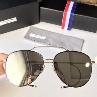 Thom Browne TB1001 Fashion Sunglasses Brown Lenses