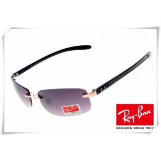 Ray Ban RB8304 Tech Sunglasses Black Frame Purple Gradient Lens