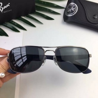 Men's Women's Ray Ban RB3524 Sunglasses Black White