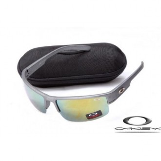 Cheap Foakleys Sunglasses Silver GrayFrame Fire Lens For Sale Free Shipping USA