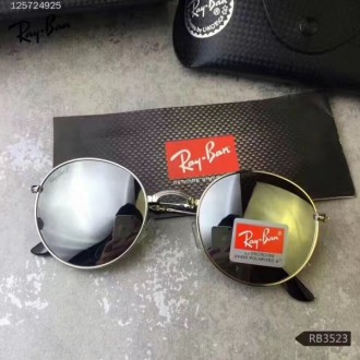 Men's Women's Ray Ban Floding Polarized Reto Sunglasses Silver