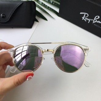 Ray Ban js044 Polarized Sunglasses Blue Lenses White Frame