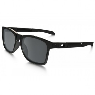 Oakley Catalyst Sunglasses Polished Black Frame Black Iridium Lens