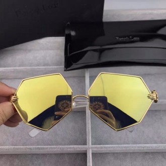 Percy Lau Dada Child Hexagon Sunglasses Yellow Lenses