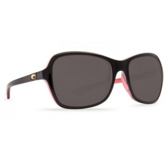 Costa Kare Shiny Black/hibiscus Sunglasses